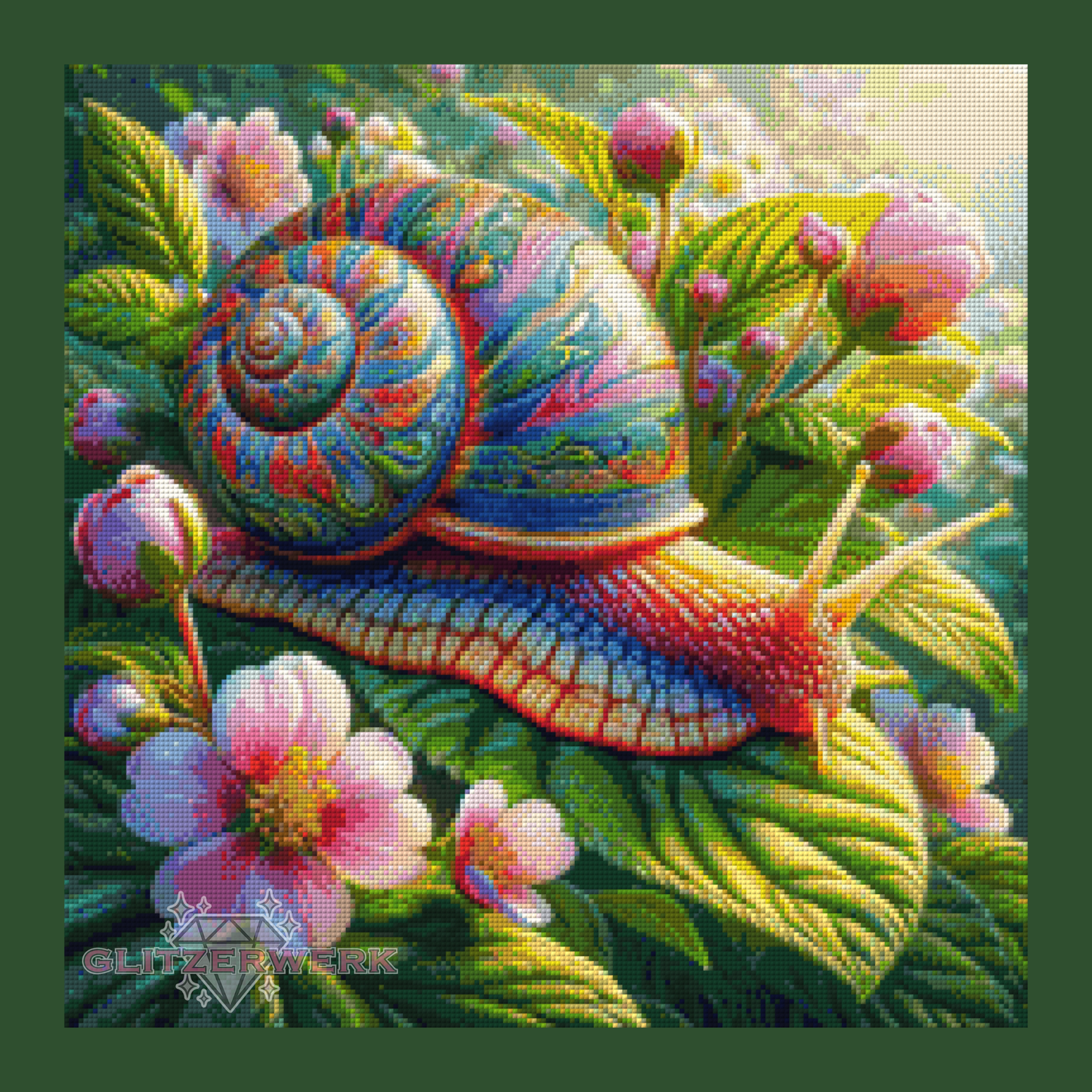 Farbschnecke by Silvia-ki 50x50cm 95 Farben