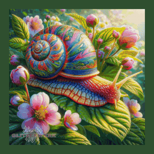 Farbschnecke by Silvia-ki 50x50cm 95 Farben