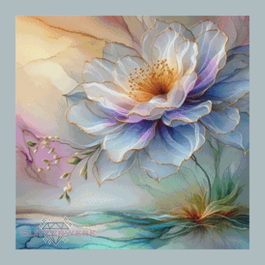 Glass Flower by Marli Forst 60x60cm 120 Farben