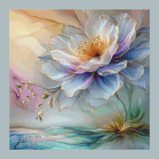 Glass Flower 2.0 by Marli Forst 50x50cm 110 Farben
