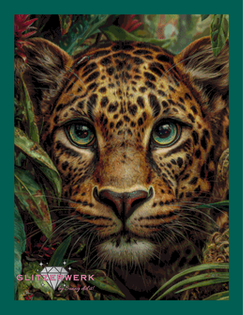 Im Herzen der Wildnis by Funkelreich 60x75cm 100 Farben