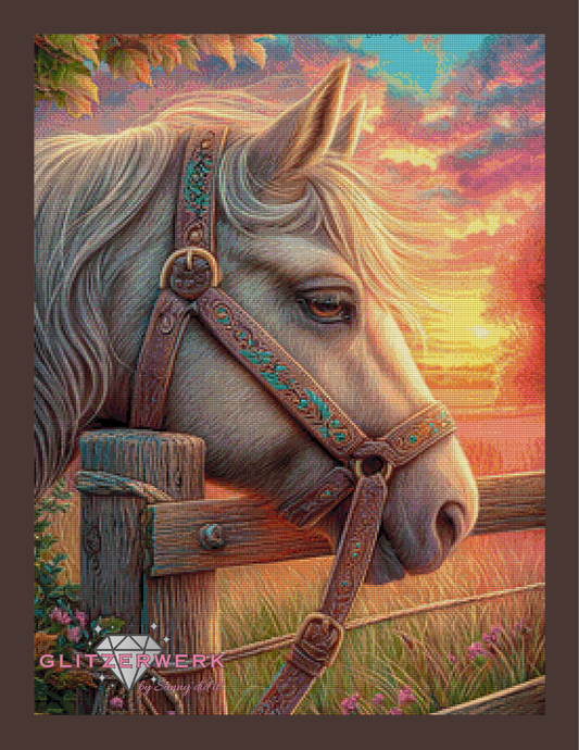 Das letzte Licht des Tages by Sweet_Loco_AI 60x80cm 120 Farben
