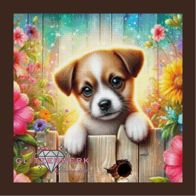 Hey Puppy by Christa.fe KI 50x50 130 Farben