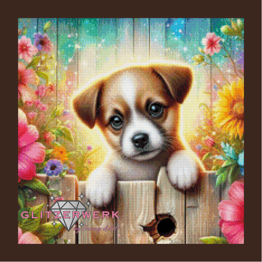 Hey Puppy by Christa.fe KI 50x50 130 Farben