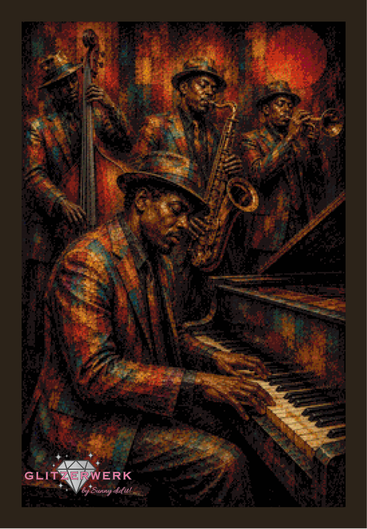 Midnight Piano by ST-Design 60x90cm 90 Farben