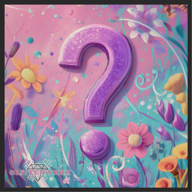 Mystery #4 by Sandrietta_ai 60x60cm 85 Farben (Dunkle Eleganz)