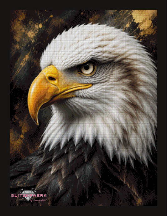 Majestic Eagle by Kaira KI Art 60x80cm 100 Farben