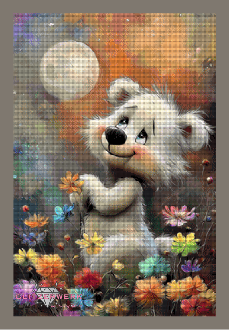 Moonlit Wishes by CaroFelicia 60x90cm 125 Farben