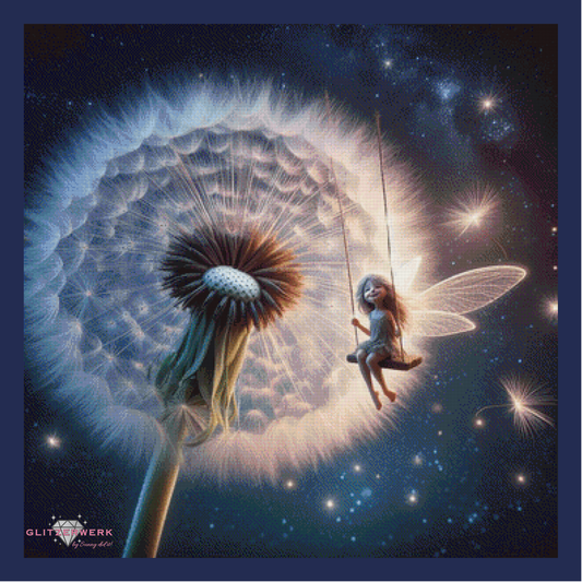 Pusteblume by Sandra's KI Designs 90x90cm 105 Farben