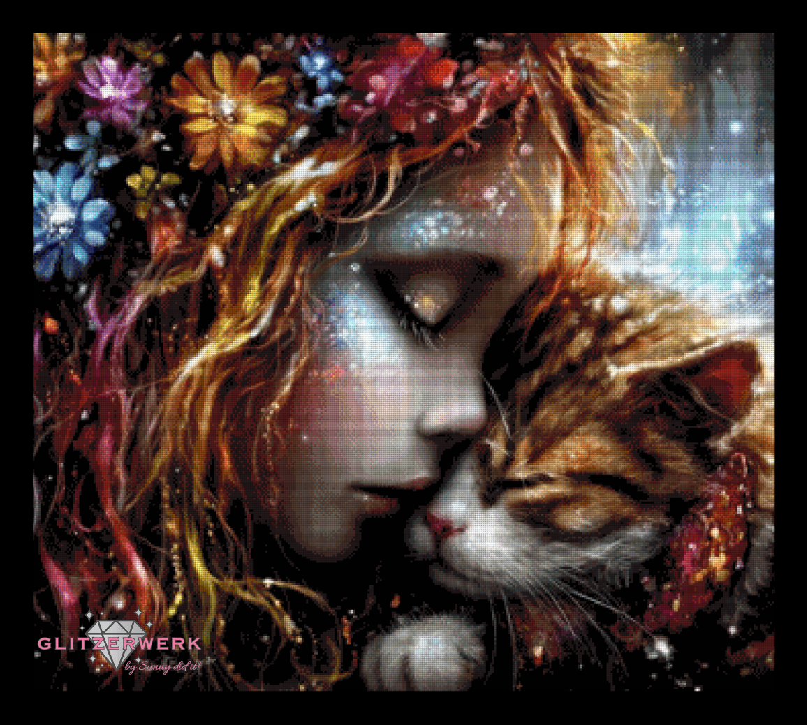 Kindred Spirits by CaroFelicia 90x80cm 140 Farben