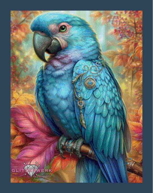 Azure Whisper by Sweet_Loco_AI 50x65cm 130 Farben