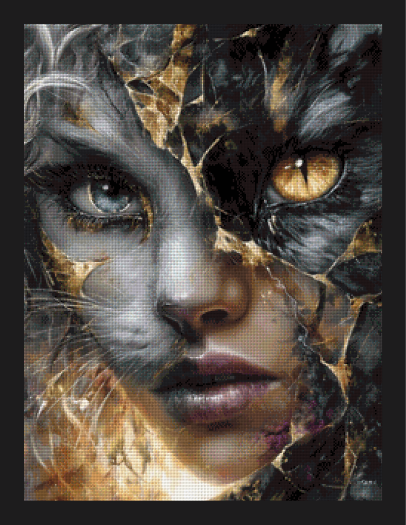 Wild Within by CaroFelicia 60x80cm 115 Farben