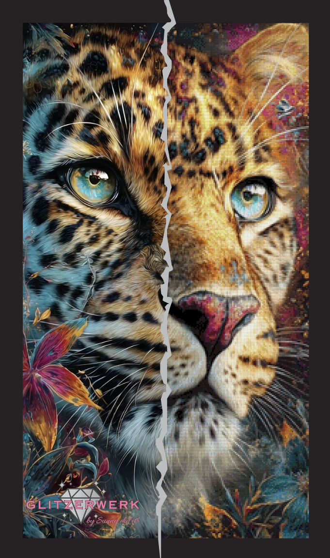 Silent Hunter by CaroFelicia 50x90cm 135 Farben