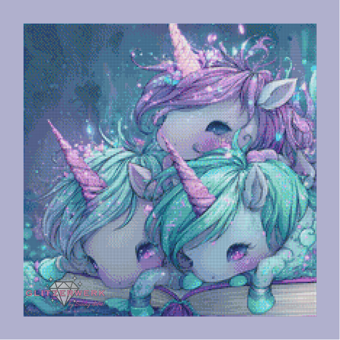 Zauberhafte Nacht by Shiny Unicorn Ai 50x50cm 75 Farben