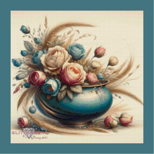 Blühende Stille by Marli Forst 50x50cm 105 Farben