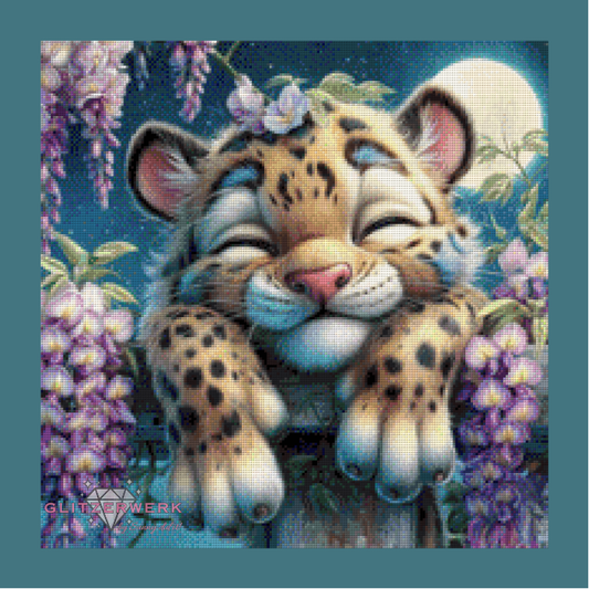 Too Cute to Roar by Sandrietta_ai 50x50cm 125 Farben