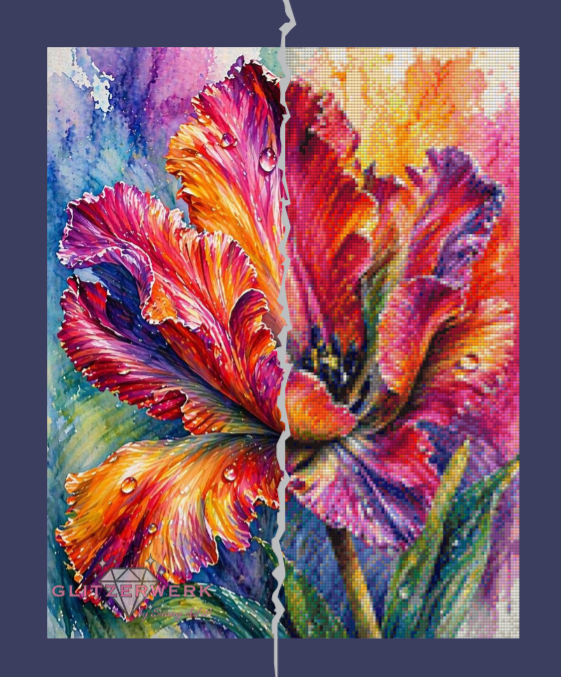 Farbenpracht by Christa.fe KI 40x50cm 120 Farben