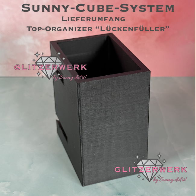 Sunny-Cube-System - Top-Organizer "Lückenfüller" - Glitzerwerk by Sunny did it!