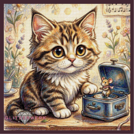 Geheimnis der Spieluhr by Teddy's Kreativchaos 50x50cm 100 Farben