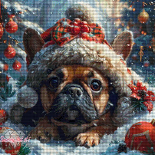 Xmas Bulldog by Funkelreich