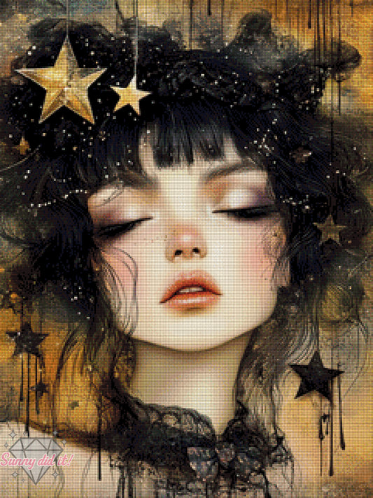 Golden Star by Cre8tive Diamond Art
