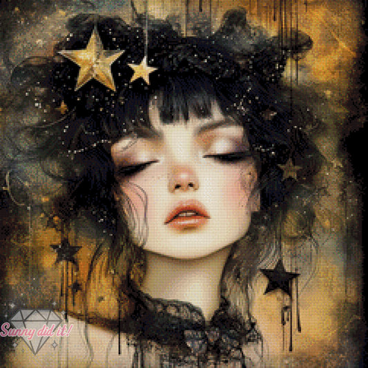 Golden Star 2 by Cre8tive Diamond Art
