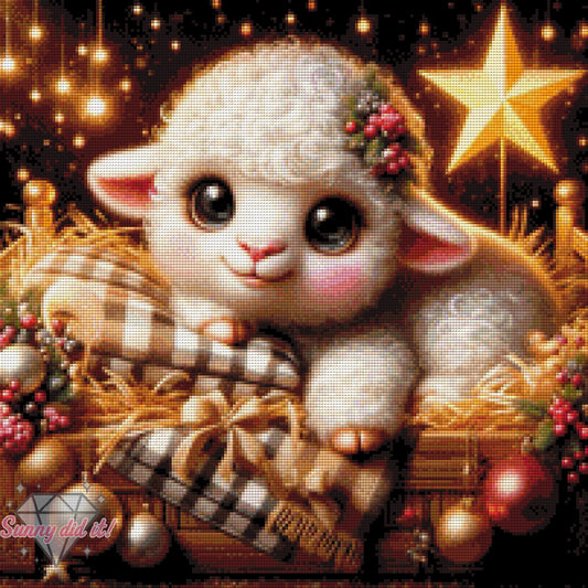 Weihnachtslämmchen by Cre8tive Diamond Art