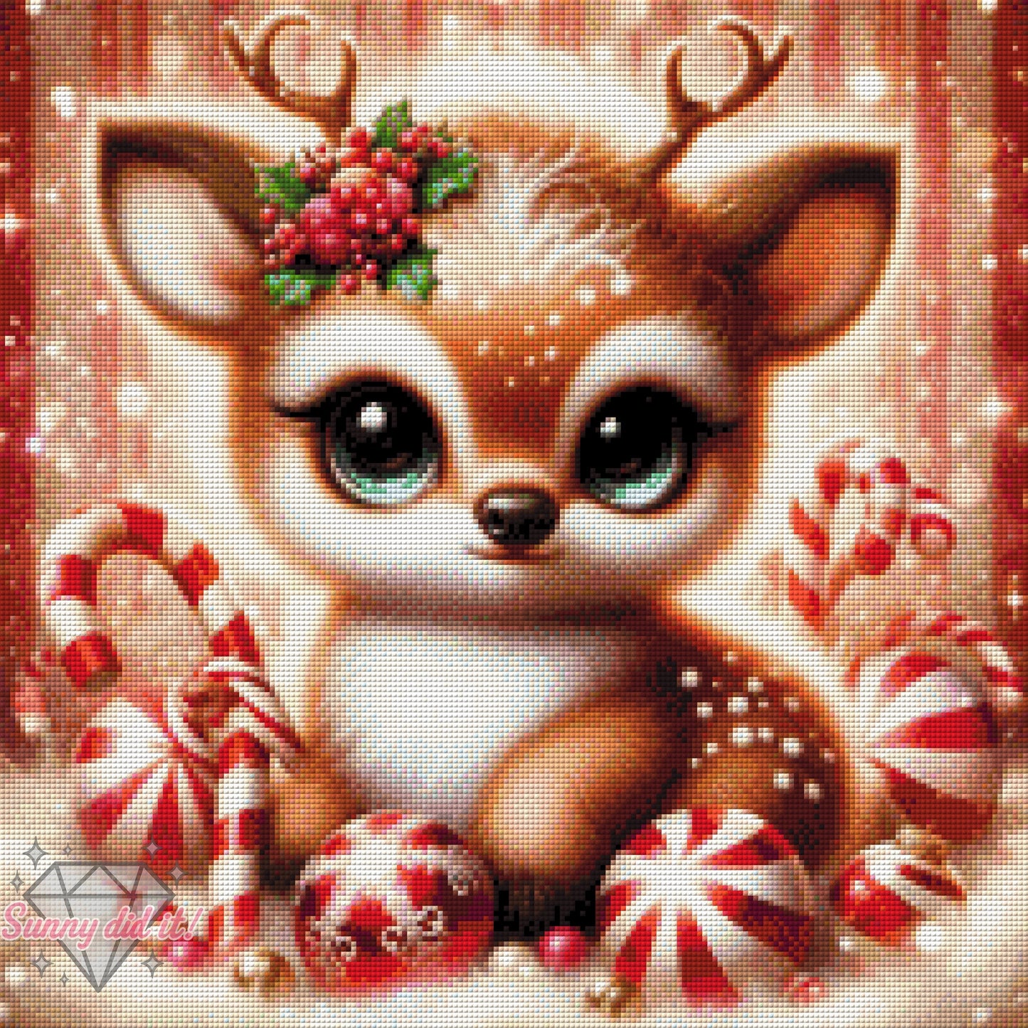 Winterkitz by Cre8tive Diamond Art