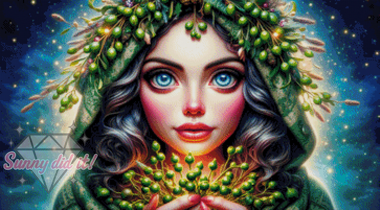 Wintergöttin 2 by Cre8tive Diamond Art 90x50cm 140 Farben