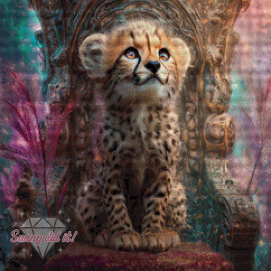 Thron der Phantasie by Funkelreich 60x60cm 125 Farben