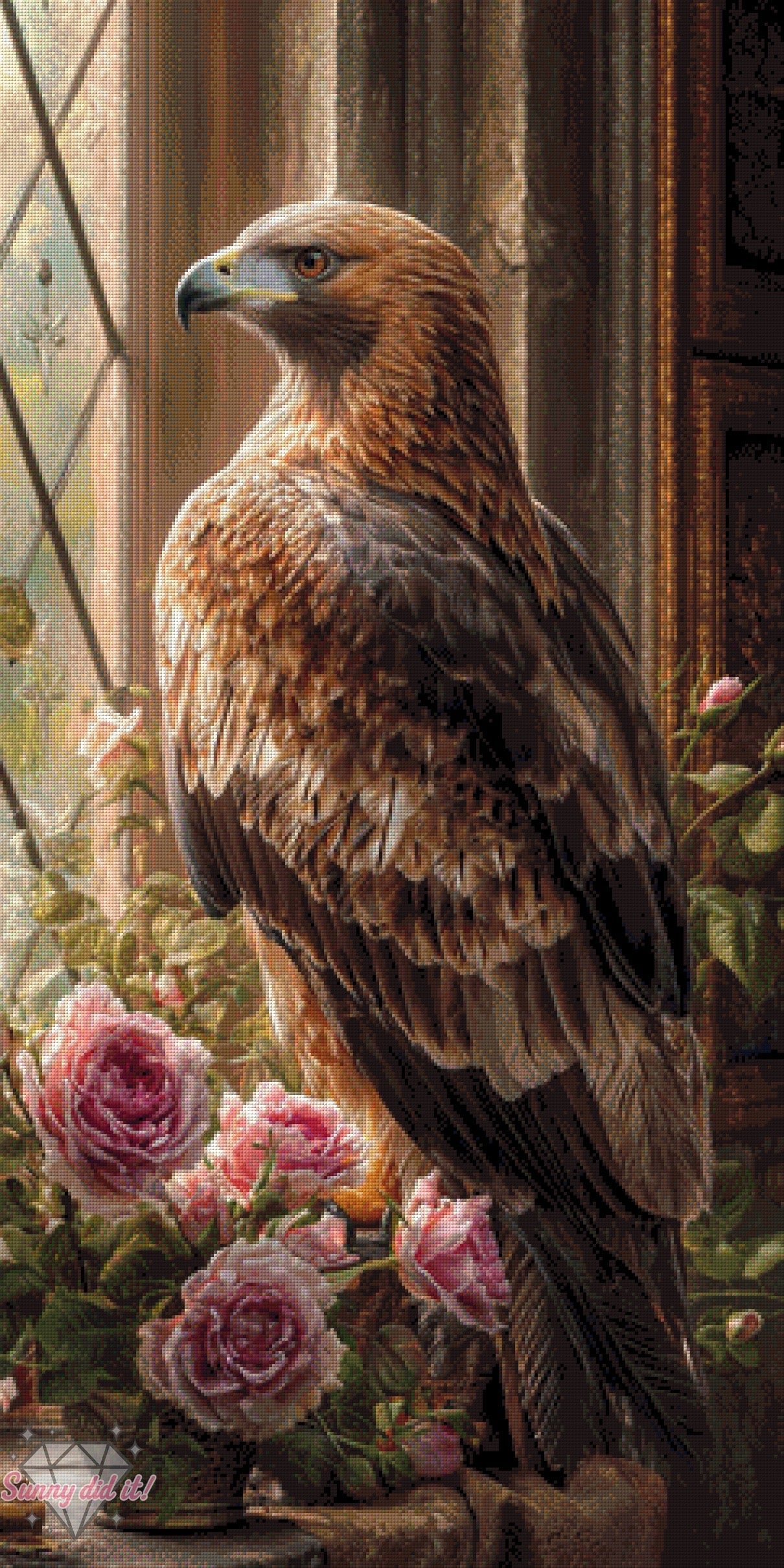 Adler im Rosenzimmer by Funkelreich