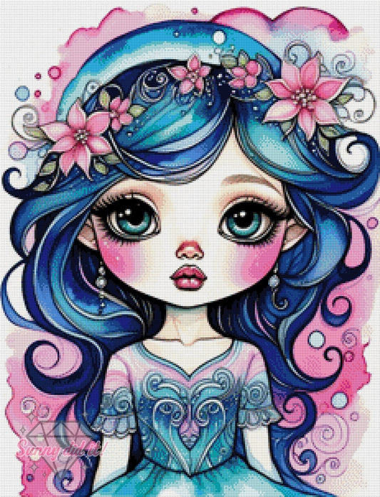 Pretty Girl by Cre8tive Diamond Art 57x75cm 115 Farben