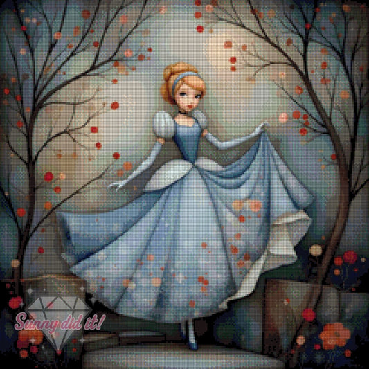 Surreal Cinder's Dream by Sunny did it! 60x60cm 125 Farben