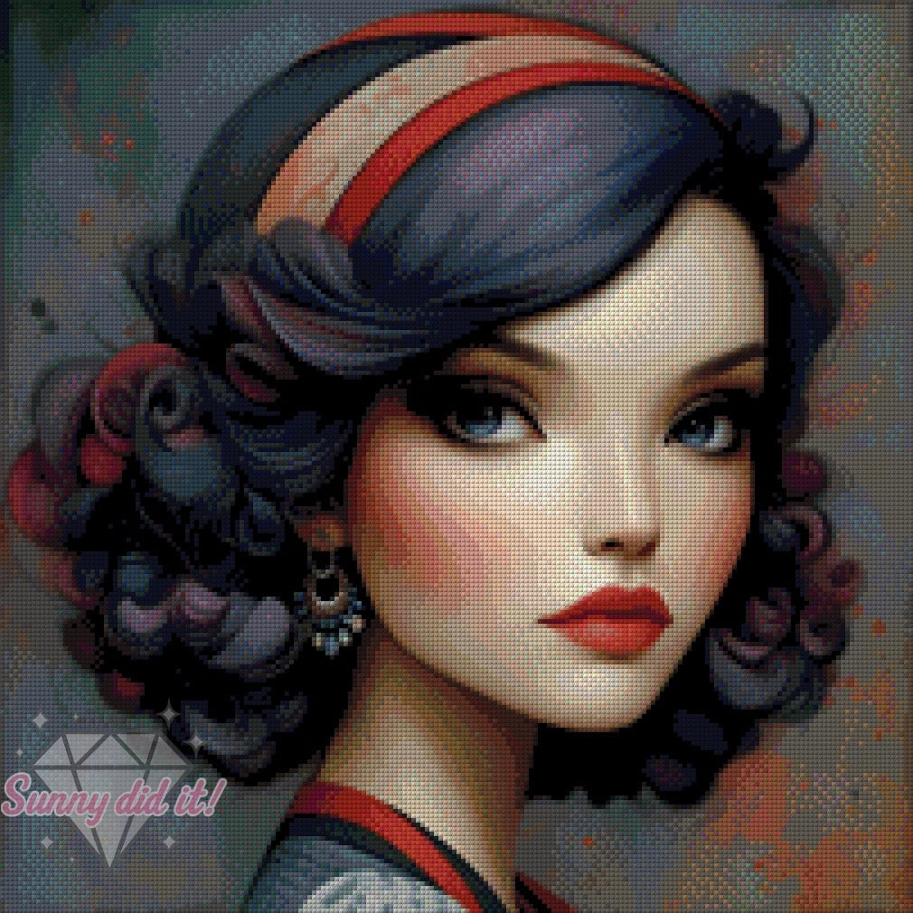 Surrealistische Schönheit by Sunny did it! 50x50cm 95 Farben