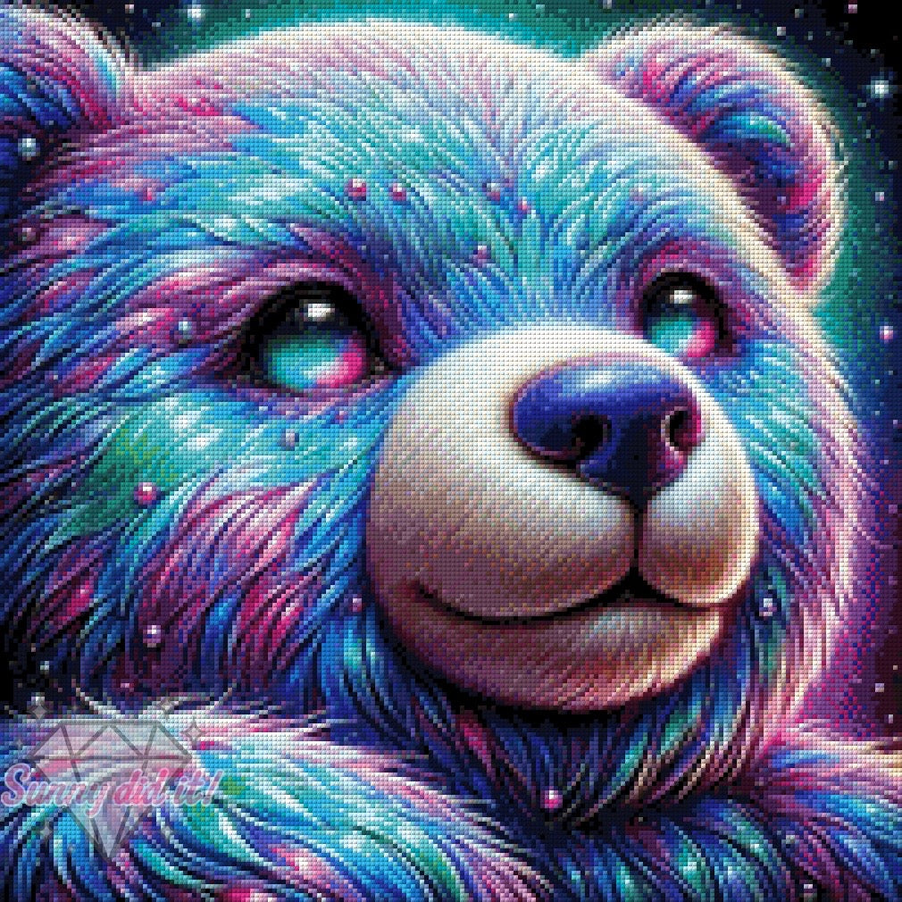 Cosmos Teddy by Christa.fe KI 50x50cm 120 Farben