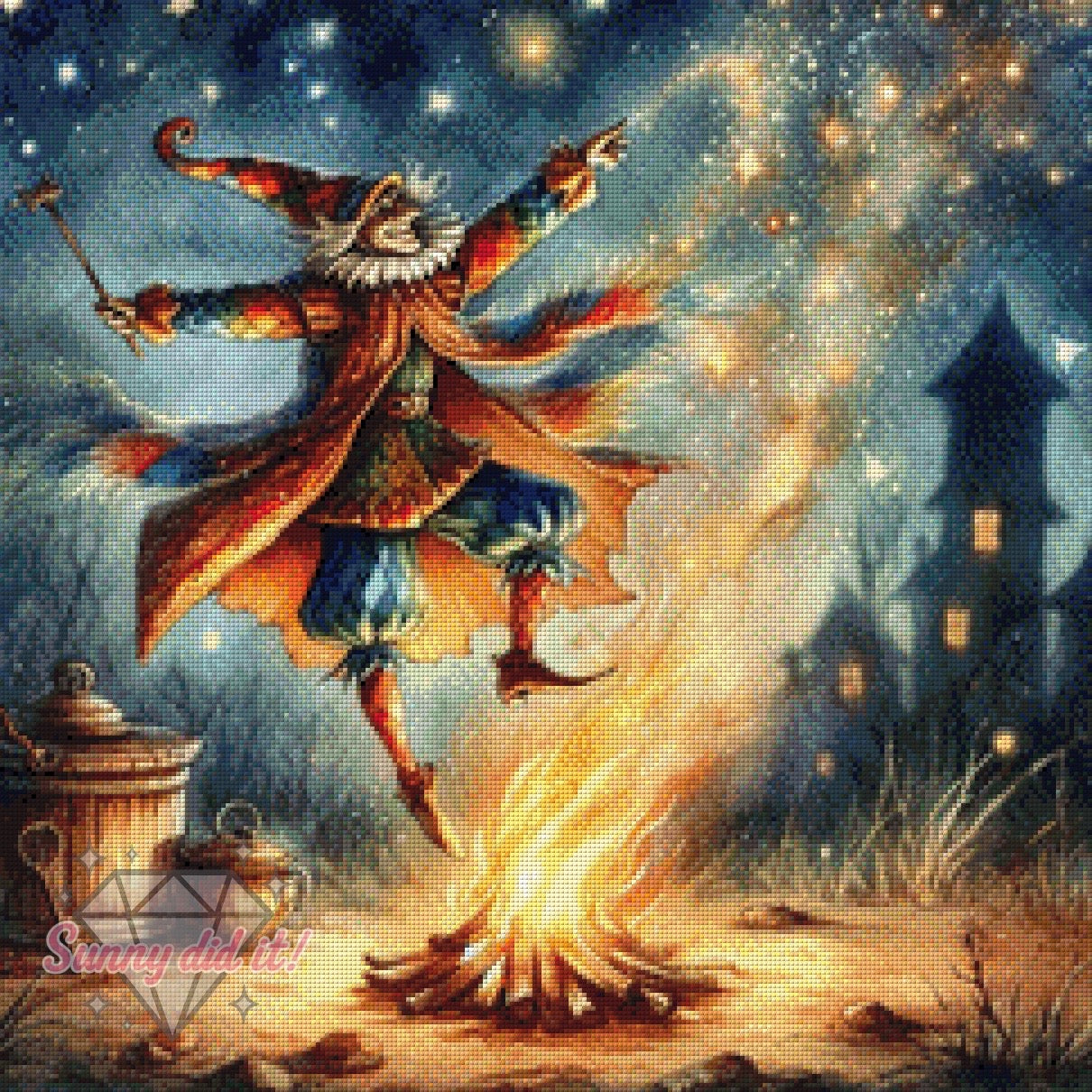 Ach wie gut, dass niemand weiß by Sandra's KI Designs 60x60cm 120 Farben