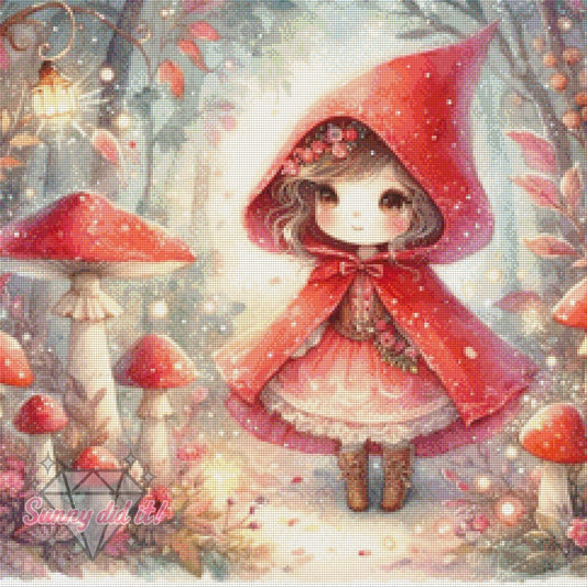 Chaperon Rouge by Sandra's KI Designs 60x60cm 120 Farben