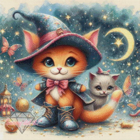 Sir Whiskers by Sandra's KI Designs 60x60cm 130 Farben