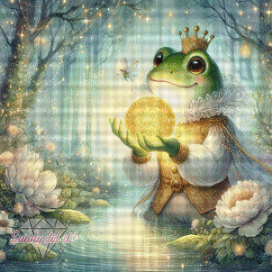 Glitzerking by Sandra's KI Designs 60x60cm 120 Farben