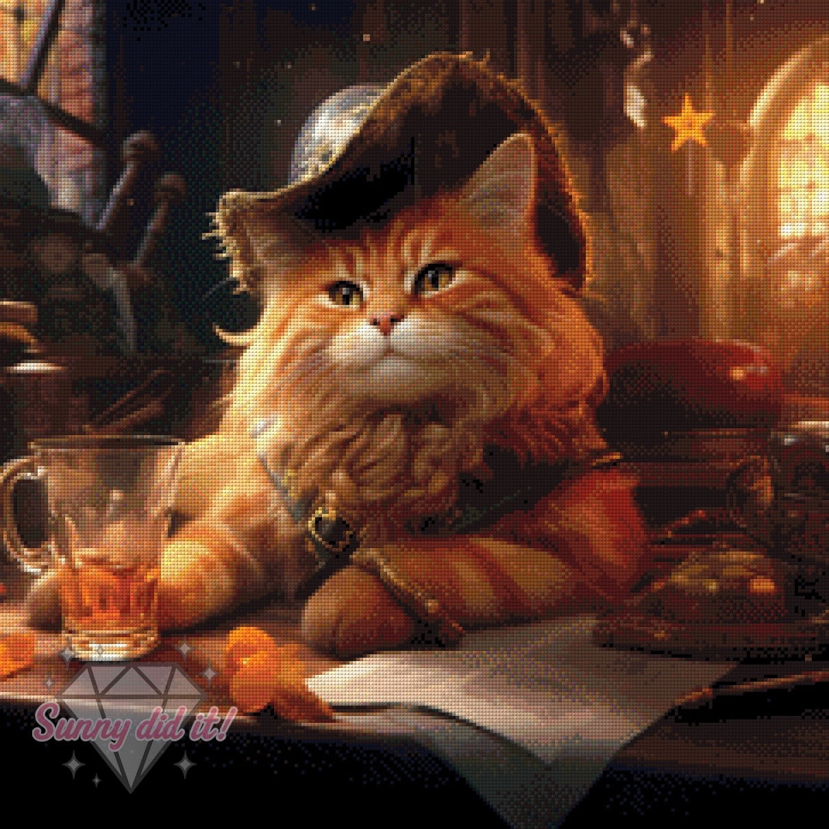 d'Artagnan by Funkelreich 60x60cm 115 Farben