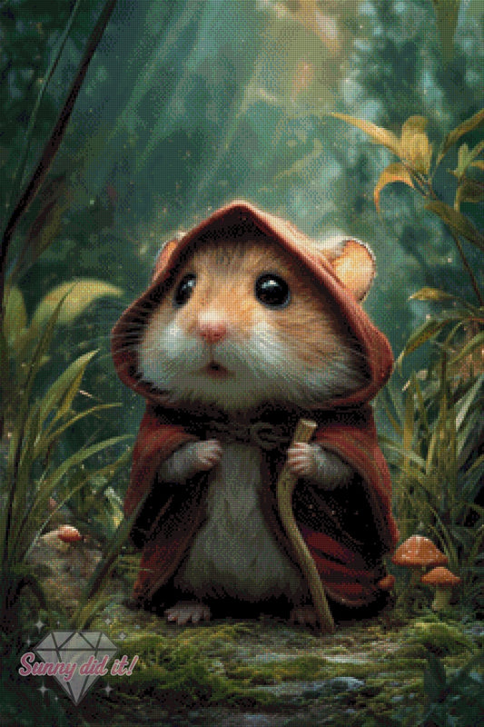 Der kleine Wanderer by Funkelreich 60x90cm 145 Farben