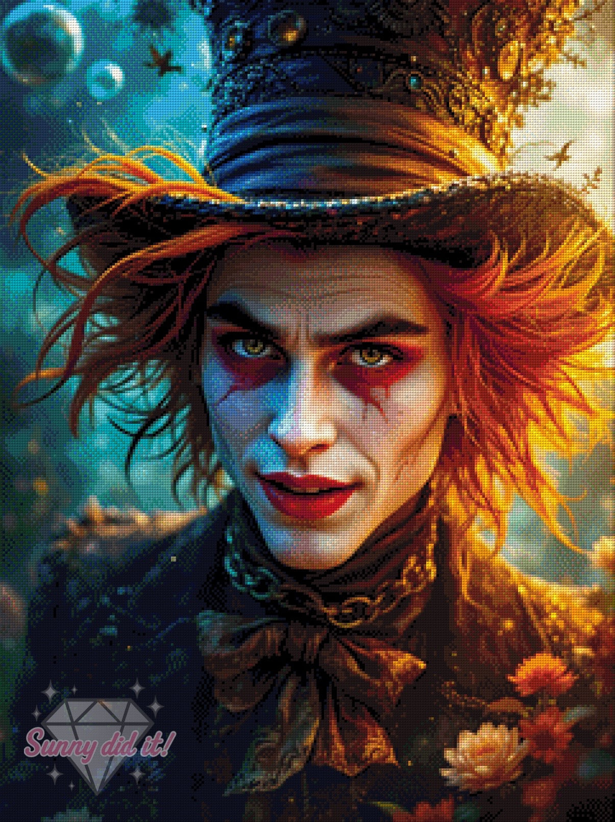 I am the hatter by Sunny did it! 60x80cm 180 Farben