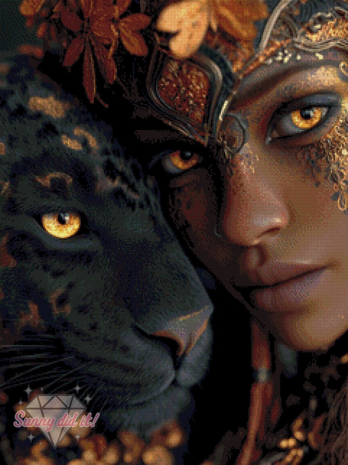 Miracle Connection by Funkelreich 60x80cm 95 Farben