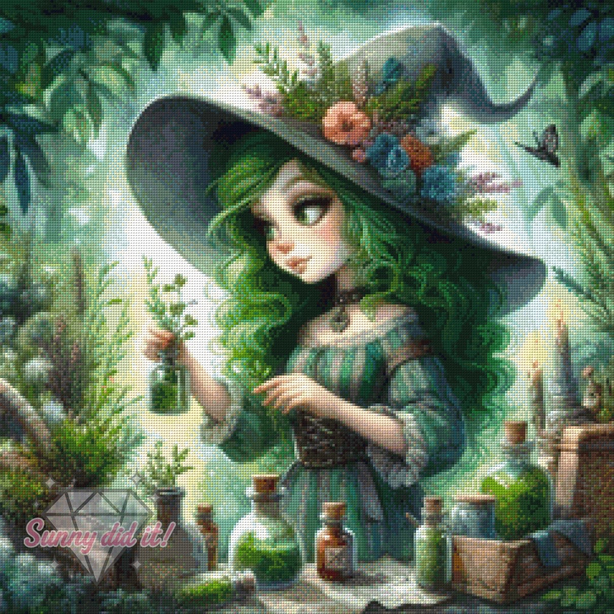 Herbs and Witchcraft by Cre8tive Diamond Art 60x60cm 120 Farben