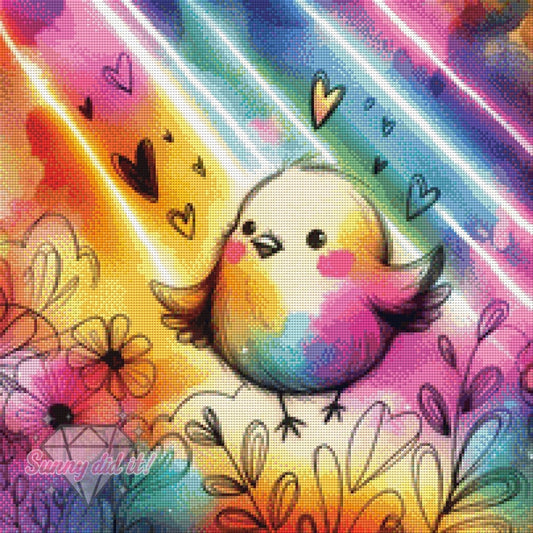 Listening a Lovesong by Marli Forst 50x50cm 135 Farben