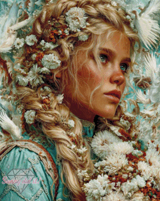 Freedom Girl by Funkelreich 60x75cm 160 Farben