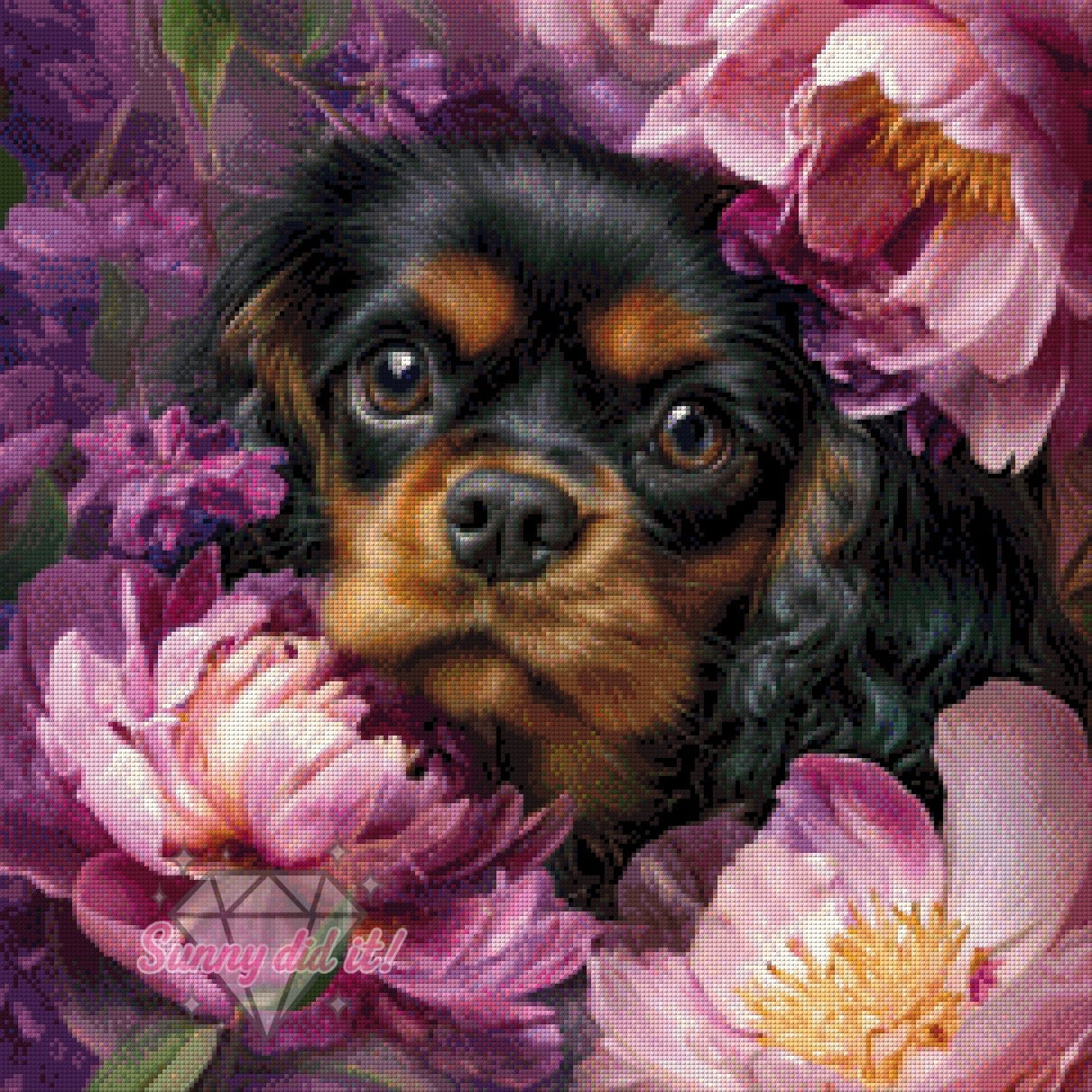 Elli by Funkelreich 60x60cm 125 Farben