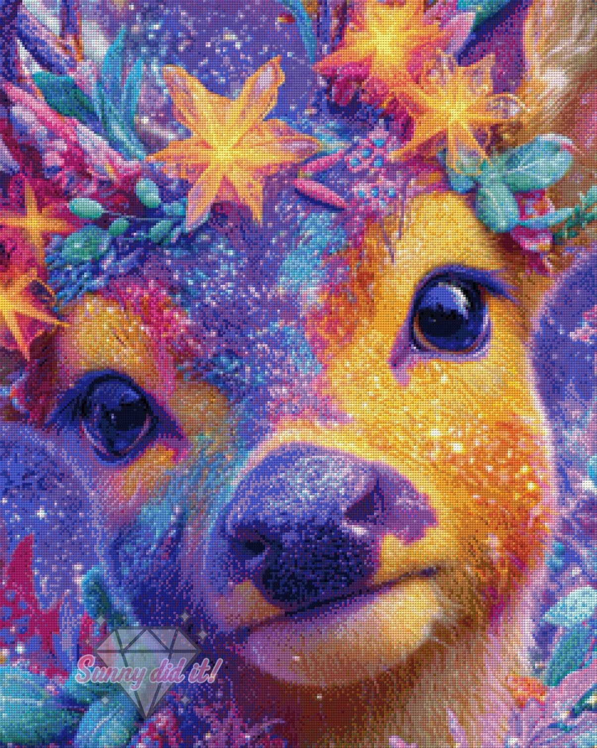 Sternenreh by Funkelreich 60x75cm 135 Farben