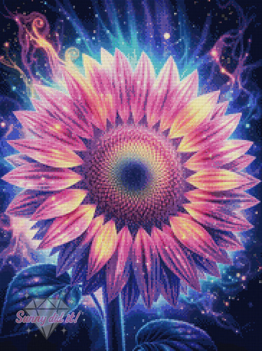 Neon Sunflower by Sunny did it! 45x60cm 120 Farben