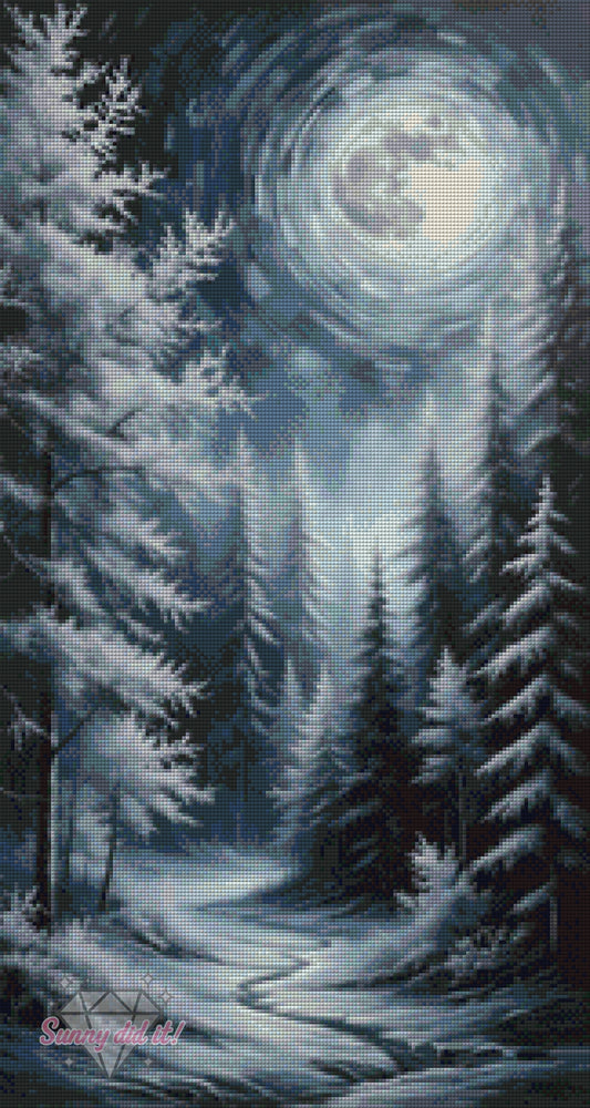 Snow Forest by Sunny did it! 40x75cm 35 Farben